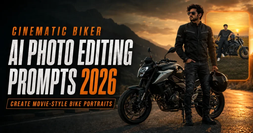 Cinematic Biker AI Photo Editing