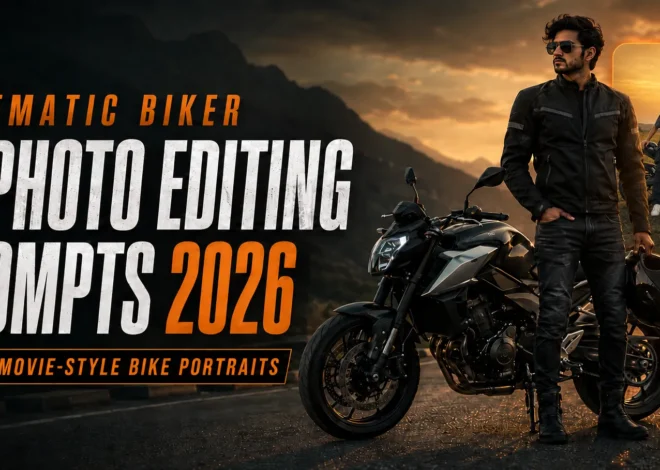 Cinematic Biker AI Photo Editing Prompts for ChatGPT 2026