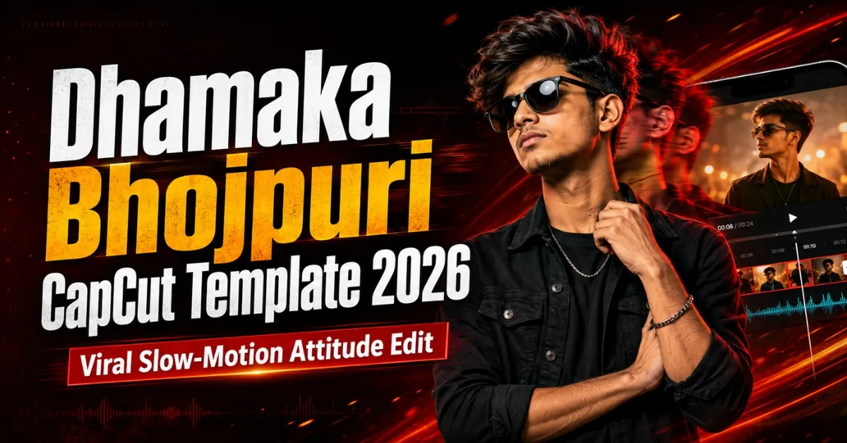 Dhamaka Bhojpuri CapCut Template 2026: Viral Edit