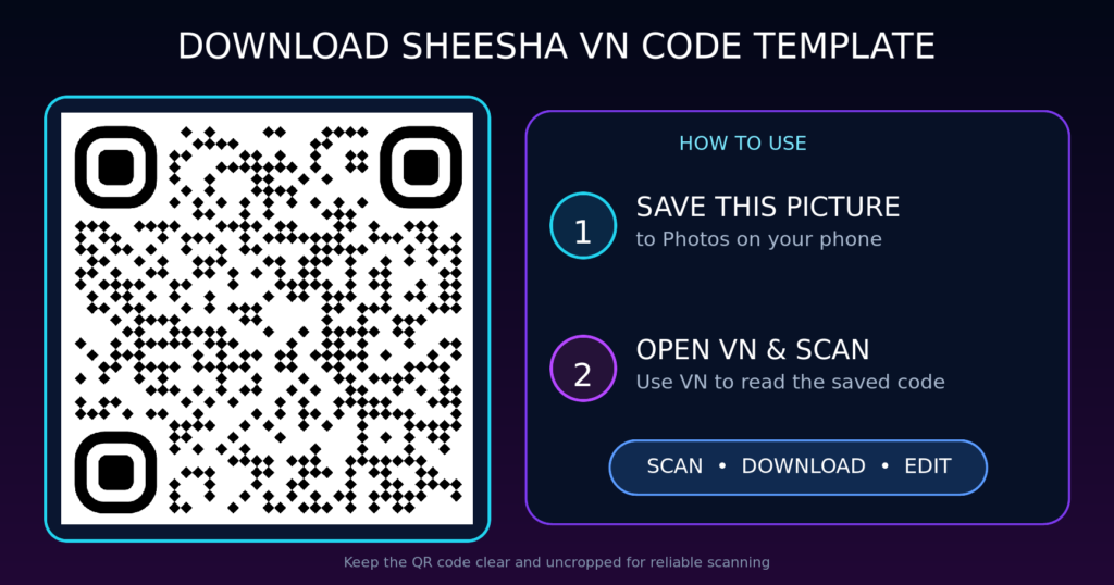 Download Sheesha VN Code Template QR code