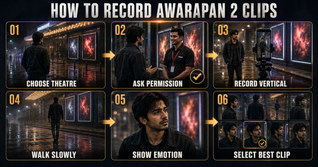 How to record clips for the Awarapan 2 CapCut Template