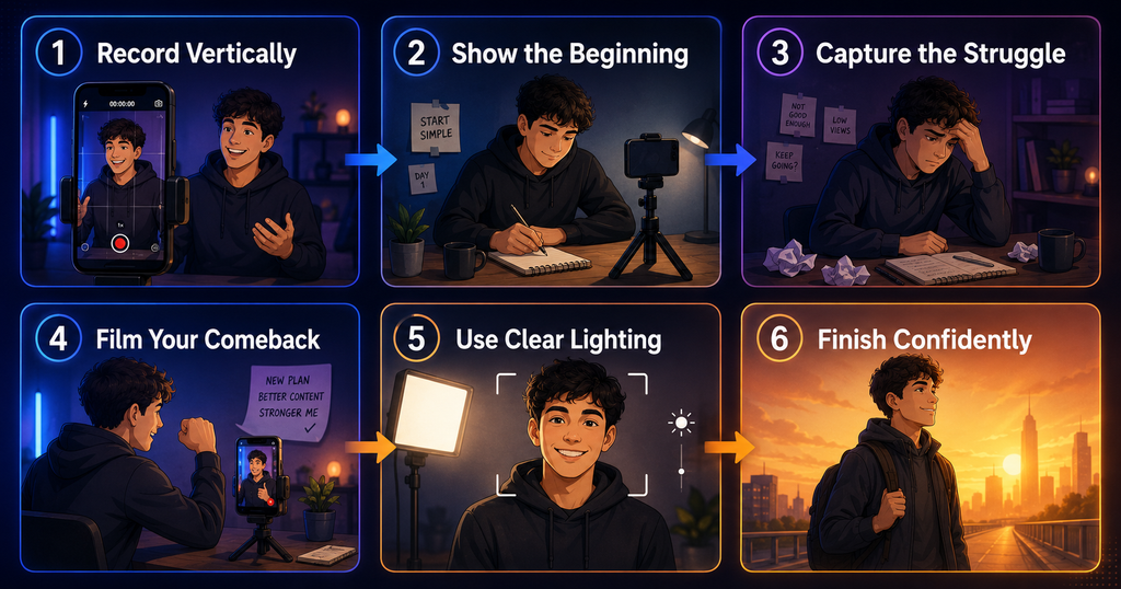 How to record clips for the Boys Life CapCut Template