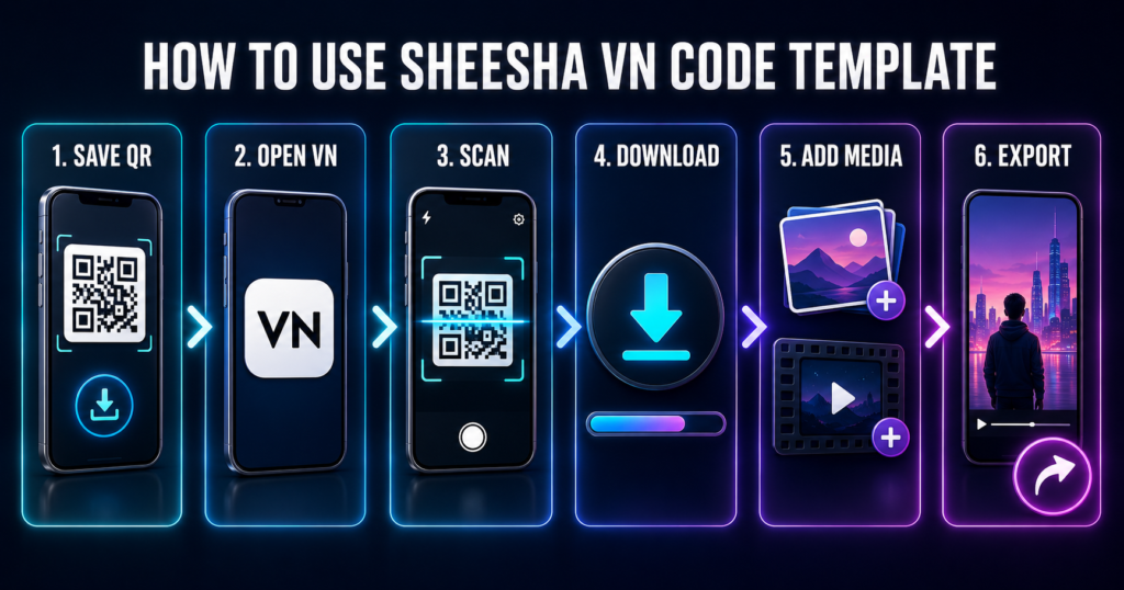 How to use Sheesha VN Code Template step by step