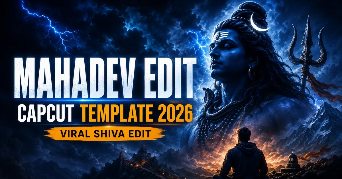 Mahadev Edit CapCut Template 2026 – Viral Shiva Video Edit