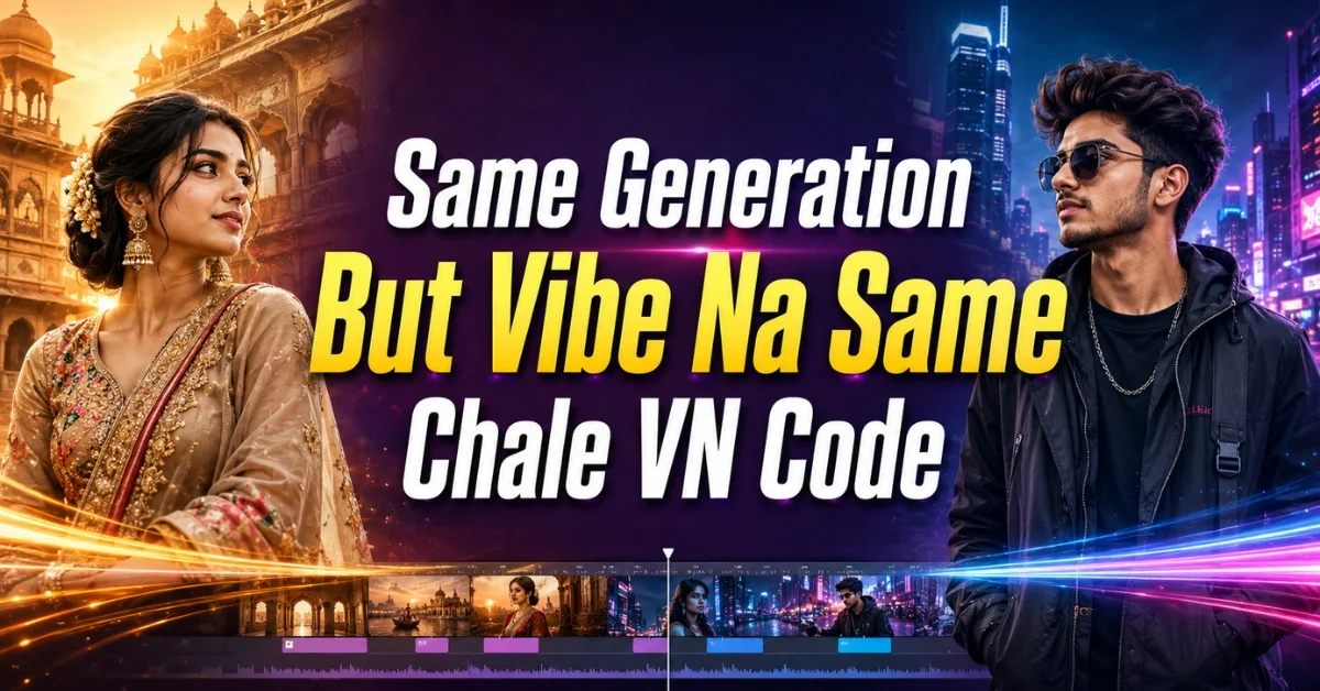 Same Generation But Vibe Na Same Chale VN Code