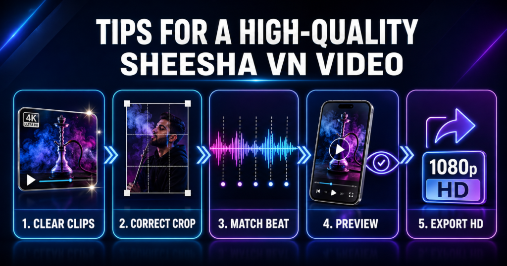 Tips for creating a high-quality Sheesha VN video