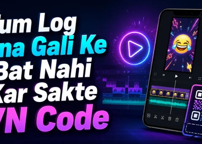 Tum Log Bina Gali Ke Bat Nahi Kar Sakte VN Code