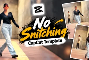 No Snitching CapCut Template