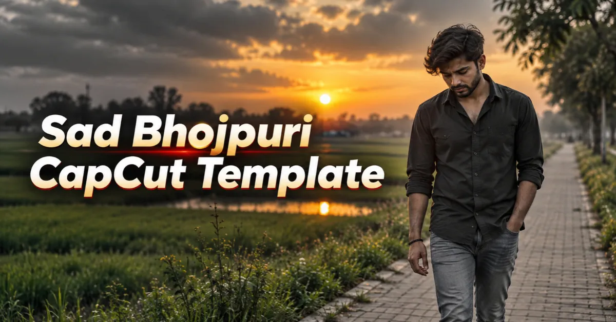 Sad Bhojpuri CapCut Template