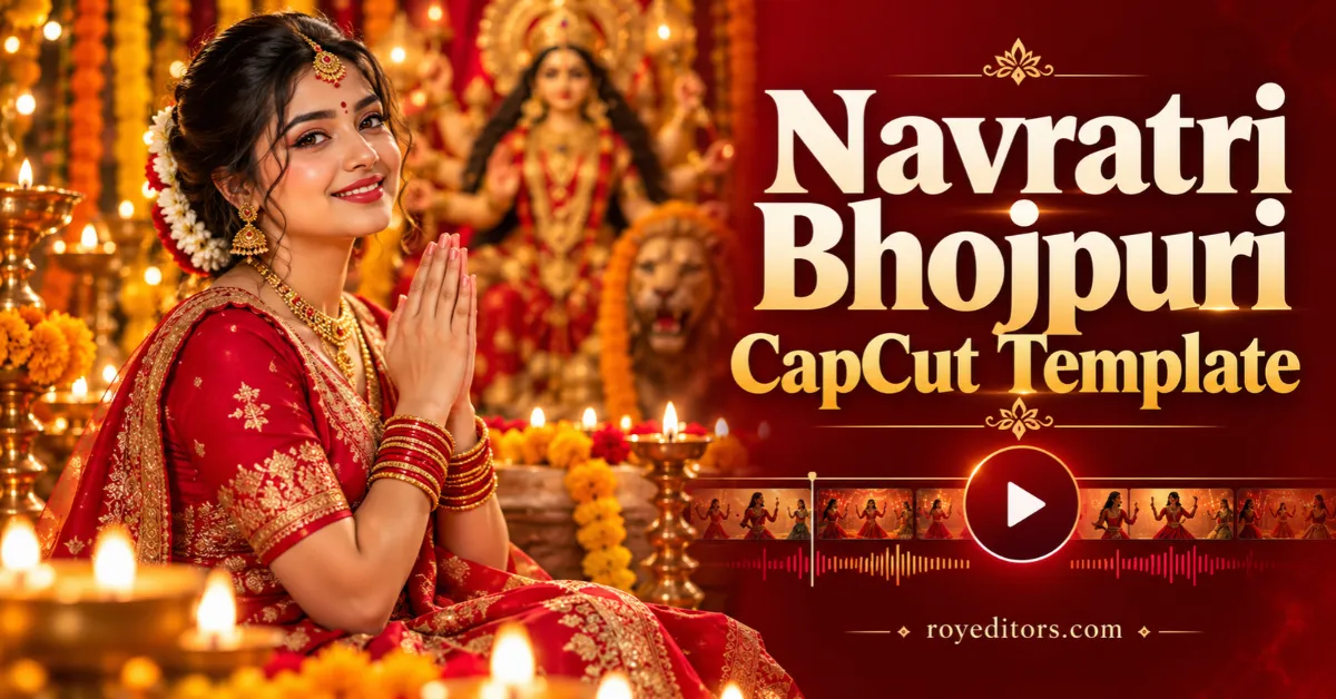 Navratri Bhojpuri CapCut Template
